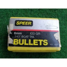 SPEER 6mm 100 grain BOAT TAIL